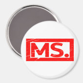 Msスタンプ マグネット (正面/裏面)