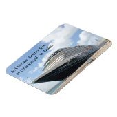 MSニウアムステルダムクルーズシップオンアルバカリブの マグネット (左側)