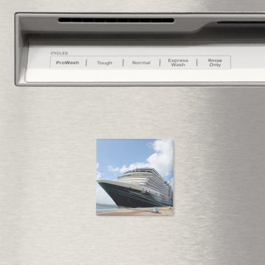 MSニウアムステルダムクルーズシップオンアルバ マグネット (インサイチュ (食洗機))