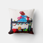 MSネズミがサンタハットを作る クッション (正面)