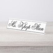 MSポップスタン デスクネームプレート (正面)