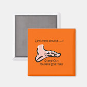 MSマグネットのスタンプアウト マグネット (正面/裏面)