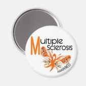 MS多発性硬化症バタフライ3.1 マグネット (正面/裏面)