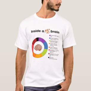 MS脳内多発性硬化症認識度 Tシャツ