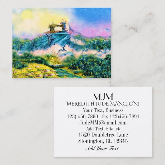 Ms自然が名刺を作成 名刺 (正面/裏面)