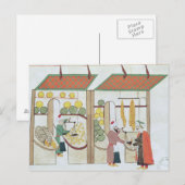 Ms1671二つの果物店, c.1580 ポストカード (正面/裏面)