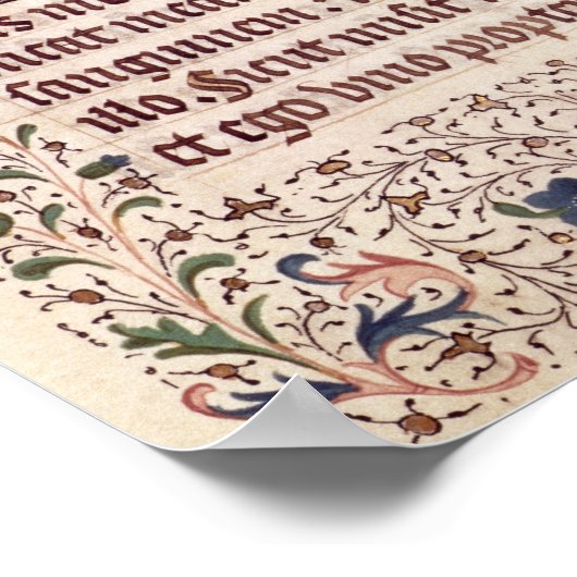 Ms370 fol.184最後の夕食 ポスター (角)