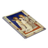 MS 11060-11061ジョン、彼の膝の賭のDuc de Berry ノートブック (右側)