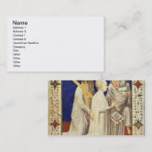 MS 11060-11061ジョン、彼の膝の賭のDuc de Berry 名刺 (正面/裏面)