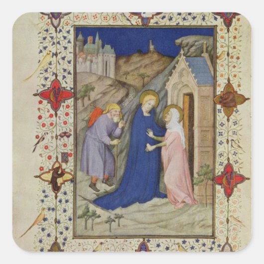 MS 11060-11061ノートルダムの時間： Laudes、Vi スクエアシール (正面)