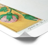 Ms 134 Illuminated letter `A' and side border of f ポスター (角)