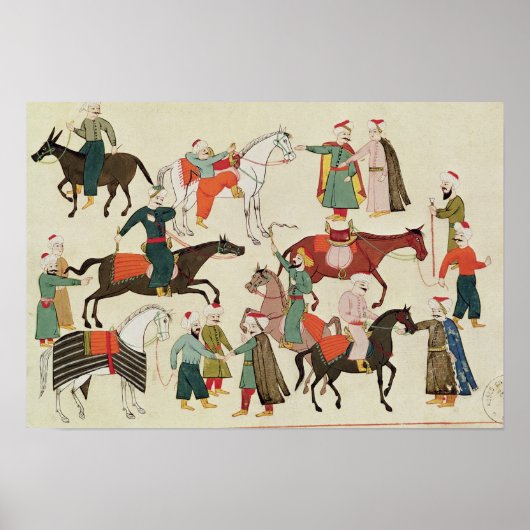 Ms 1671 A馬市場、c.1580 ポスター (正面)