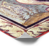 Ms 1 fol.90vセントルカ島，エボの福音書から ポスター (角)