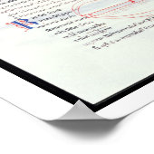 Ms 237 f.47-48 BoetiusのMuからのミュージカル間隔 ポスター (角)