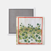 Ms 3054 fol.20 Melons, from 'Tacuinum Sanitatis' マグネット (正面/裏面)