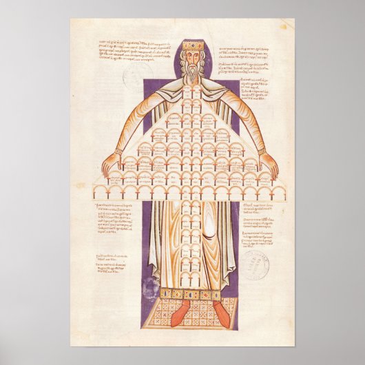 Ms 354 fol.256Vコンセントニティの木 ポスター (正面)