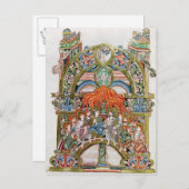 Ms 369 f.29v ペンテコステ ポストカード (正面/裏面)