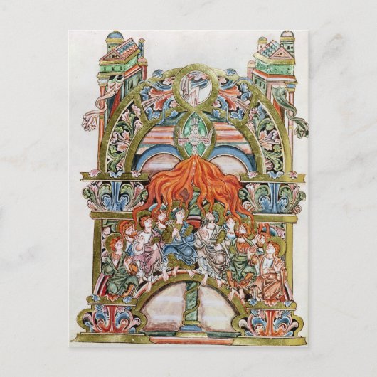 Ms 369 f.29v ペンテコステ ポストカード (正面)