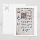 Ms 564 f.13vページ(履歴イニシャル「S」依存) ポストカード (正面/裏面)