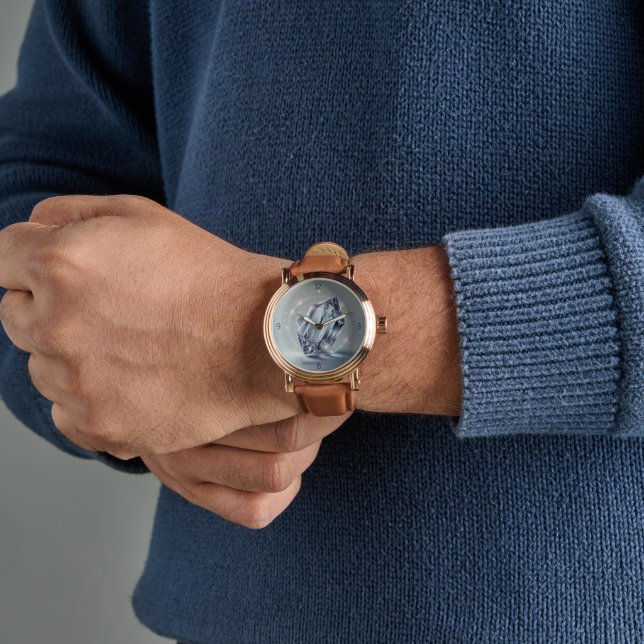 Ms Accessories SevelianPrism Men's RoseGold Vint 腕時計 (手首)