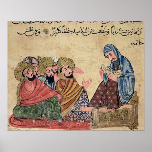 MS Ahmed III 3206哲学者 ポスター (正面)