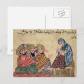MS Ahmed III 3206哲学者 ポストカード (正面/裏面)