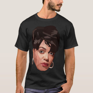 Ms Anita Baker low poly 2d art Classic T-Shirt Tシャツ