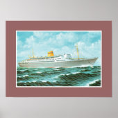 MS Bergensfjord at Sea ポスター (正面)