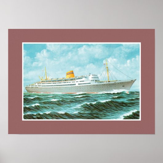 MS Bergensfjord at Sea ポスター (正面)