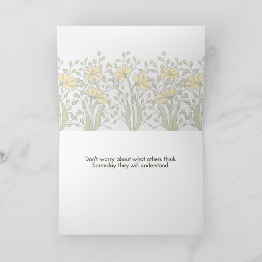 Ms Bren for Courage カード (内部)