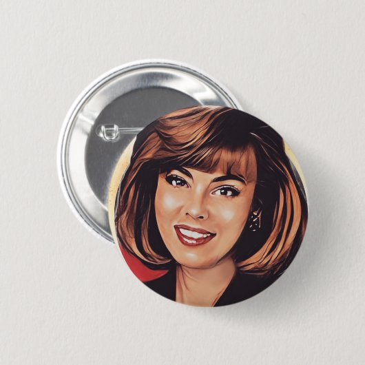 Ms Bruhnボタン 缶バッジ (正面&裏面)