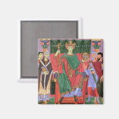 Ms Cim.4453 f.42r神聖ローマ皇帝オットーIII Sei マグネット (正面/裏面)