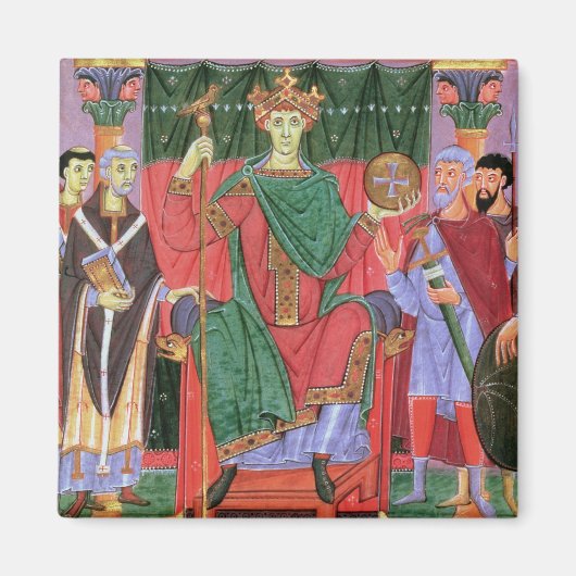 Ms Cim.4453 f.42r神聖ローマ皇帝オットーIII Sei マグネット (正面)