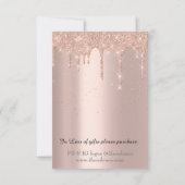 MS Coco コーポレート イベント ドリップス ローズ コンフェッティ メイク 招待状 (裏面)