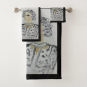 Ms Coco Famous Paris Designer バスタオルセット (インサイチュ)