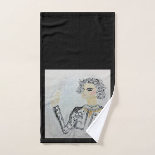 Ms Coco Famous Paris Designer バスタオルセット (ハンドタオル)