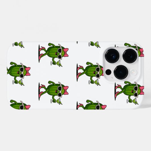 Ms. Cucumber Chic Case-Mate iPhoneケース (裏面 (横))