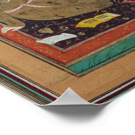 Ms D-181 fol.9 A先生とその弟子， 1674 ポスター (角)