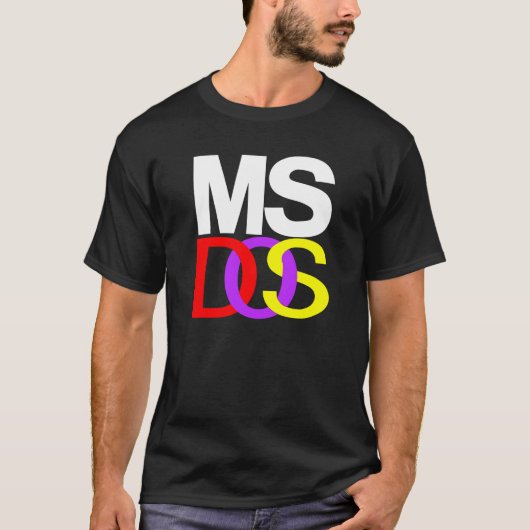 MS DOS Tシャツ (正面)