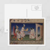 Ms Fr 2810 f.3v Kublai Khan (1214-94)与えのg ポストカード (正面/裏面)