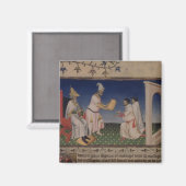 Ms Fr 2810 f.3v Kublai Khan (1214-94)与えのg マグネット (正面/裏面)