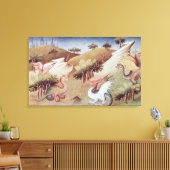 Ms Fr 2810 f.55vドラゴンおよびその他の獣 キャンバスプリント (インサイチュ (リビング))
