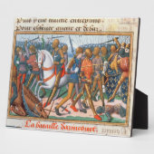 Ms Fr 5054 f.11アジンコートの戦い、1415、 フォトプラーク (側面)