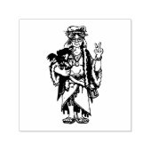 Ms Hippie Santa セルフインキングスタンプ (デザイン)