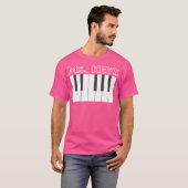 Ms. Keys Keyboard Piano Player Musical Tシャツ (正面フル)