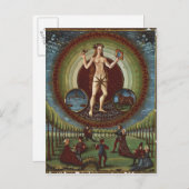 Ms Lat209 f.9v Venus, from 'De Sphaera', c.1470 ポストカード (正面/裏面)