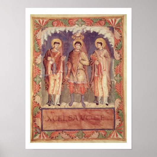 Ms Lat 1141 fol.2vチャールズ2世の戴冠式(8) ポスター (正面)