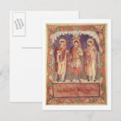 Ms Lat 1141 fol.2vチャールズ2世の戴冠式(8) ポストカード (正面/裏面)