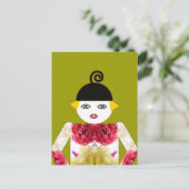 Ms Martzkinブルーミングポストカード© 2012 M. Martz ポストカード (スタンド正面)