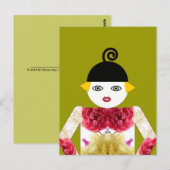 Ms Martzkinブルーミングポストカード© 2012 M. Martz ポストカード (正面/裏面)